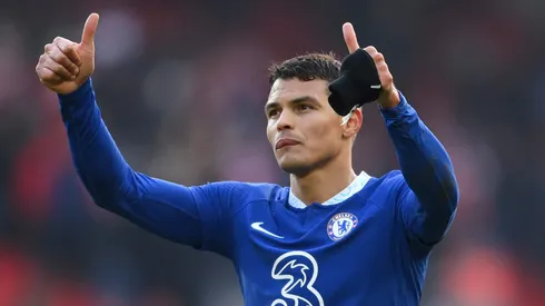 Thiago Silva pelo Chelsea (Photo by Laurence Griffiths/Getty Images)