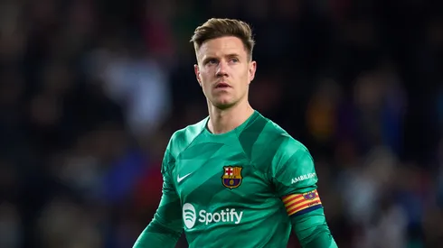 Ter Stegen não gostou nada da arbitragem do El Clássico (Foto: Alex Caparros/Getty Images)