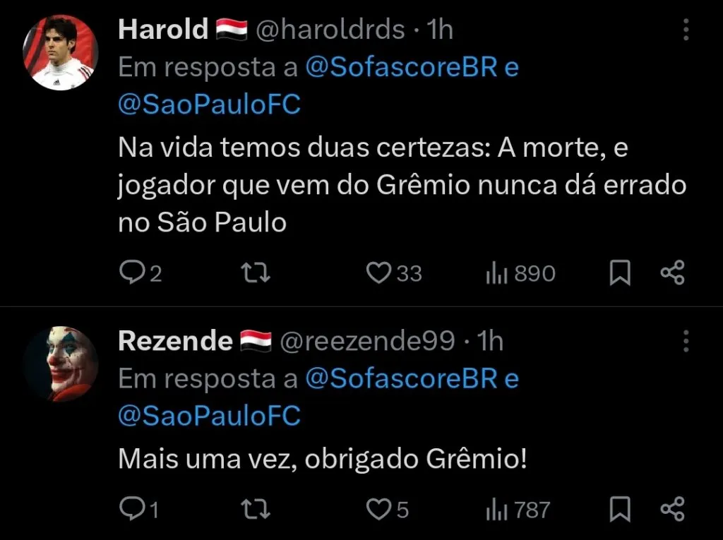 Repercussão via Twitter