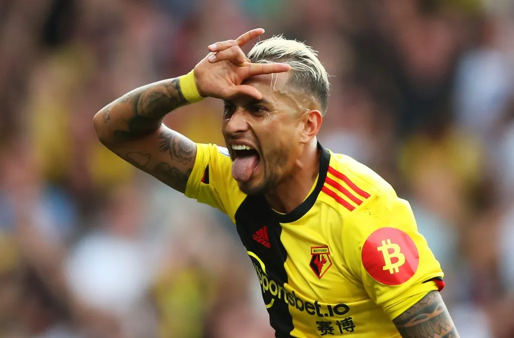 Roberto Pereyra nos tempos de Watford (Photo by Marc Atkins/Getty Images)