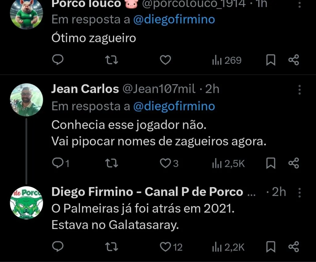 Repercussão via Twitter