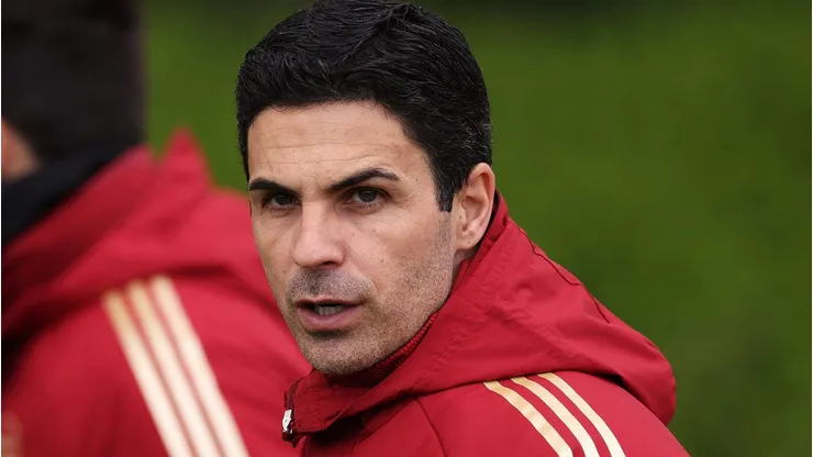 Mikel Arteta, Manager of Arsenal, (Photo by Richard Heathcote/Getty Images)