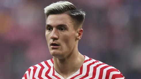 Benjamin Sesko of RB Leipzig (Photo by Maja Hitij/Getty Images)