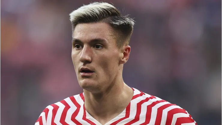 Benjamin Sesko of RB Leipzig (Photo by Maja Hitij/Getty Images)