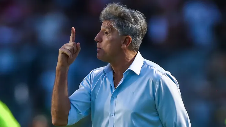 Renato mandou indireta para o Flamengo de Tite (Foto: Lucas Uebel/Grêmio/Divugalção)