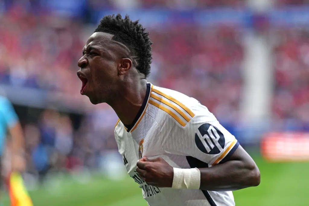 Vini Jr está realizando grande temporada (Foto: Juan Manuel Serrano Arce/Getty Images)