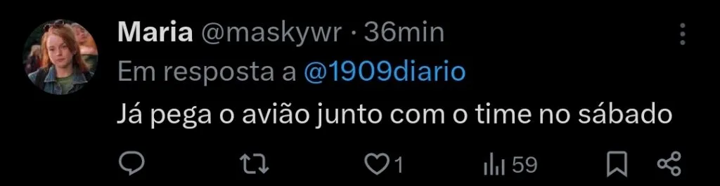 Repercussão via Twitter