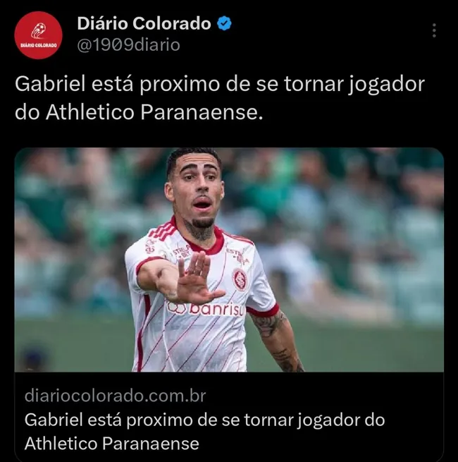 Repercussão via Twitter