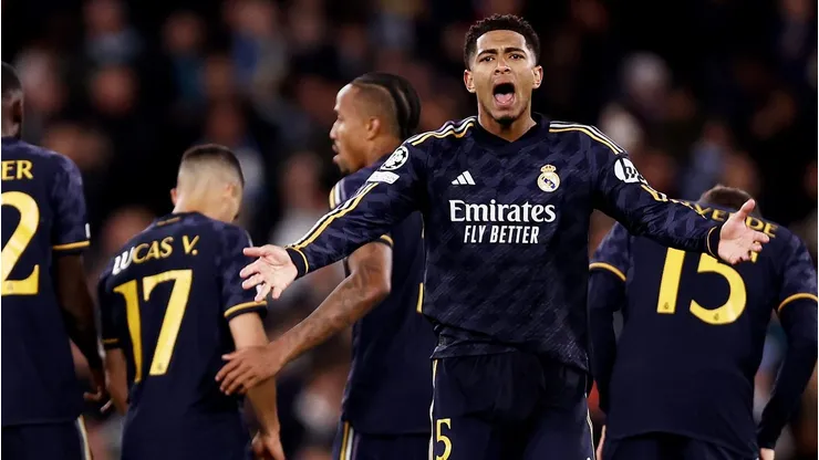 Dois jogadores do Real Madrid se recusaram a bater pênalti contra o Manchester City. (Photo by Naomi Baker/Getty Images)