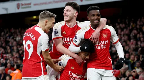 Eddie Nketiah (Photo by Richard Heathcote/Getty Images)