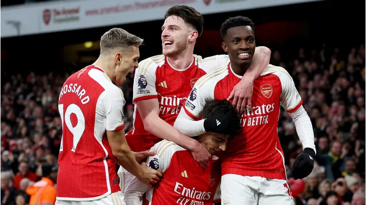 Eddie Nketiah (Photo by Richard Heathcote/Getty Images)
