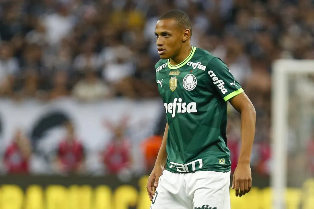 Jhon Jhon pelo Palmeiras na temporada passada. (Photo by Ricardo Moreira/Getty Images)