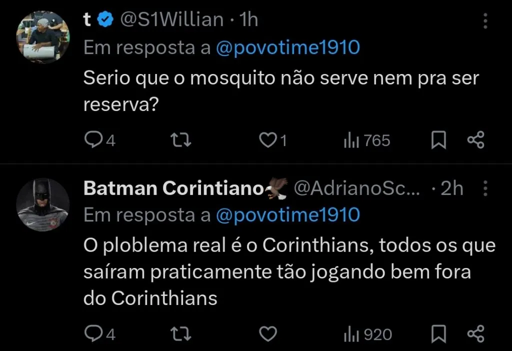 Repercussão via Twitter