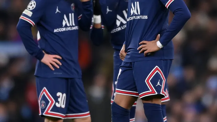 Neymar não perdoa Mbappé e dispara contra camisa 7. Foto: Laurence Griffiths/Getty Images