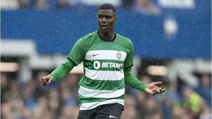 Ousmane Diomande of Sporting (Photo by Jess Hornby/Getty Images)