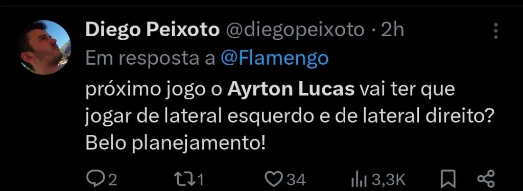 Repercussão via Twitter