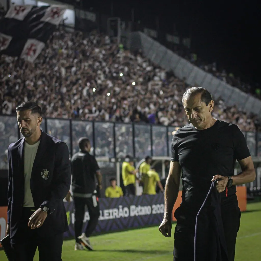 Emiliano Díaz e Ramón Díaz | Foto: Matheus Lima/Vasco.