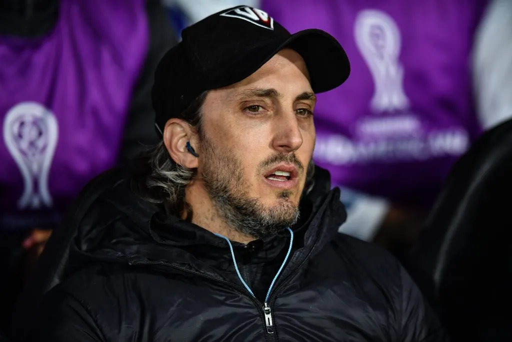 Técnico em um duelo pela Copa Sul-Americana (Photo by Marcelo Endelli/Getty Images)