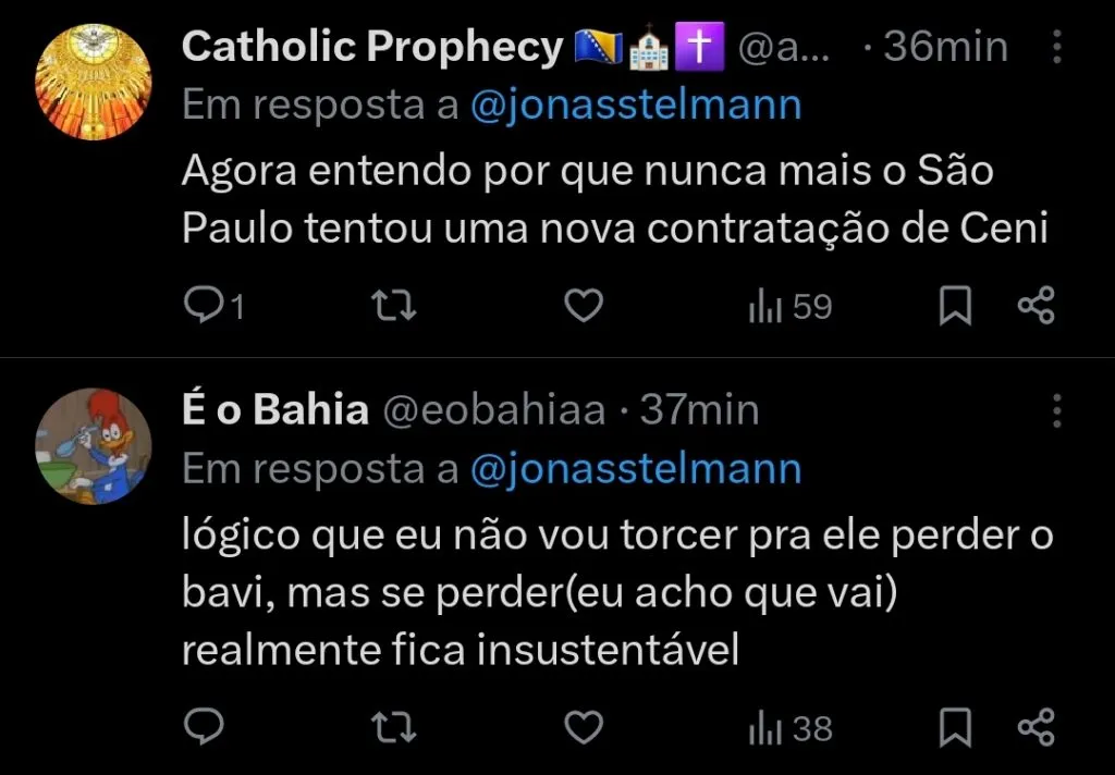 Repercussão via Twitter