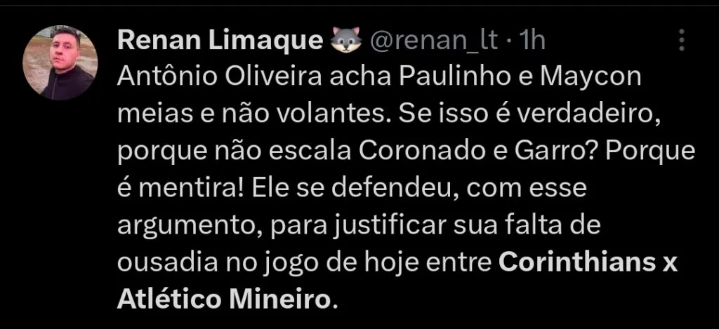 Repercussão via Twitter