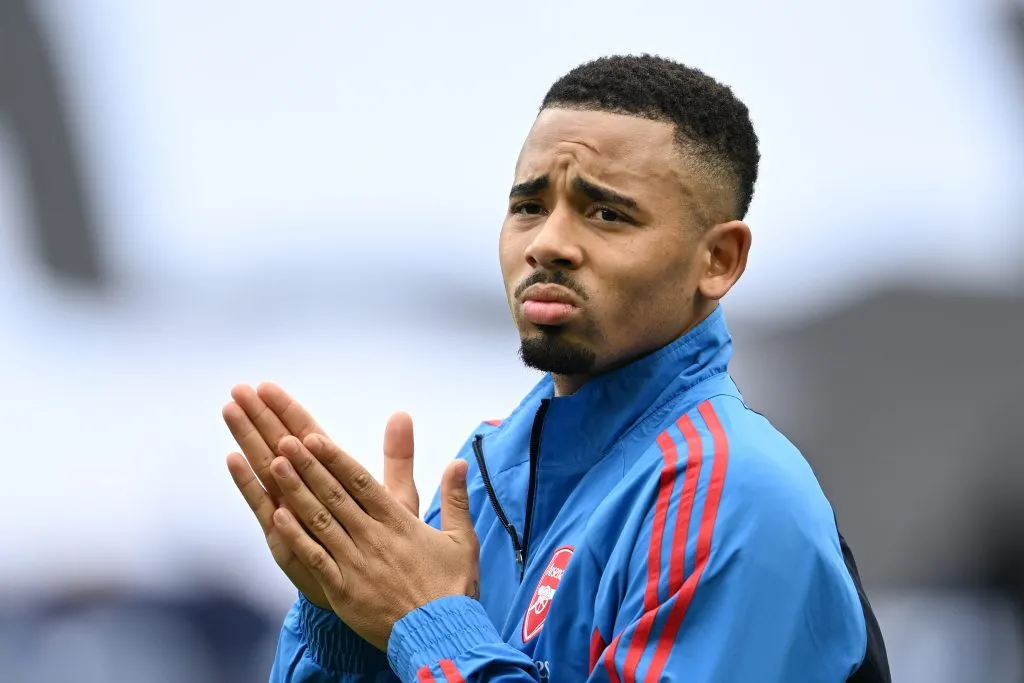 Jesus pelo Arsenal. (Photo by Michael Regan/Getty Images)