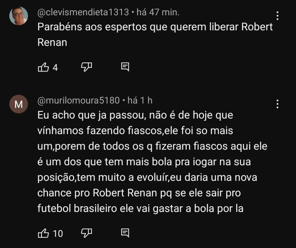 Repercussão via YouTube