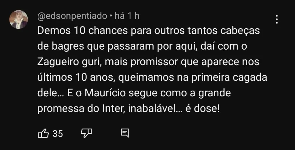 Repercussão via YouTube