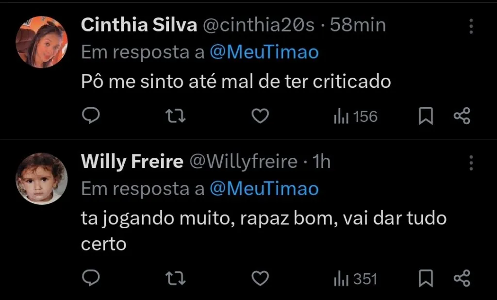 Repercussão via Twitter