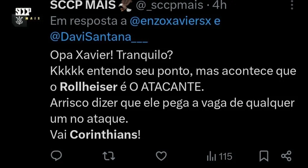 Repercussão via Twitter