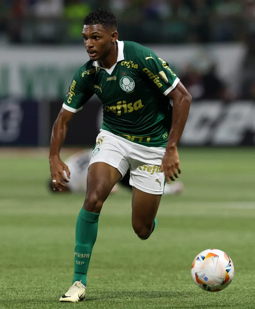 Luis Guilherme também tem oportunidade no Palmeiras. Foto: Cesar Greco/Palmeiras