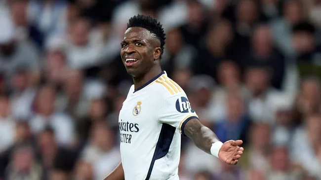 Vinicius Junior em ação pelo Real Madrid. (Foto: Angel Martinez/Getty Images)