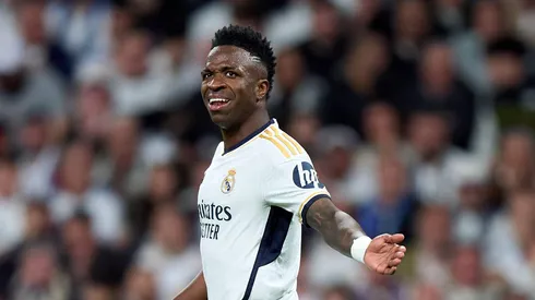 Vinicius Junior em busca de mais um título de La Liga com o Real Madrid (Foto: Angel Martinez/Getty Images)