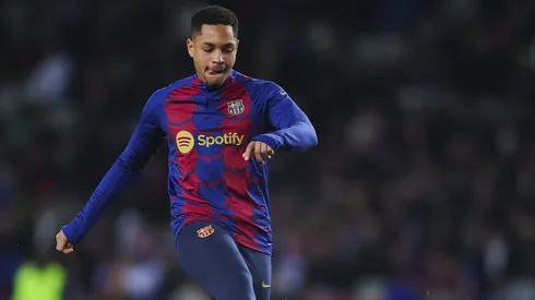 Vitor Roque of FC Barcelona. (Photo by Eric Alonso/Getty Images)