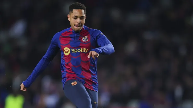 Vitor Roque of FC Barcelona. (Photo by Eric Alonso/Getty Images)