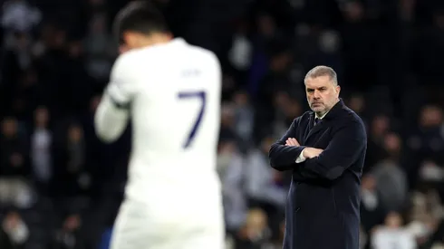 Ange Postecoglou, Manager of Tottenham (Photo by Julian Finney/Getty Images)