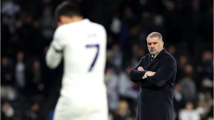 Ange Postecoglou, Manager of Tottenham (Photo by Julian Finney/Getty Images)