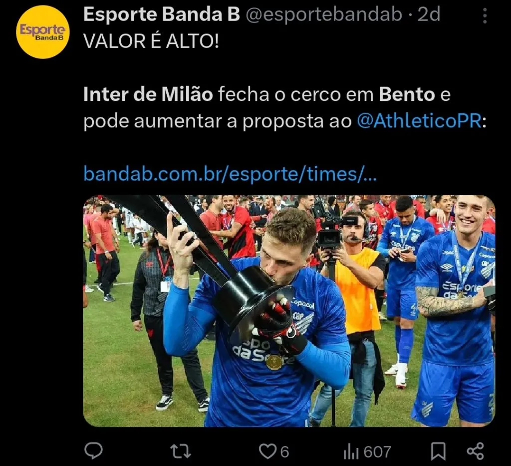 Repercussão via Twitter