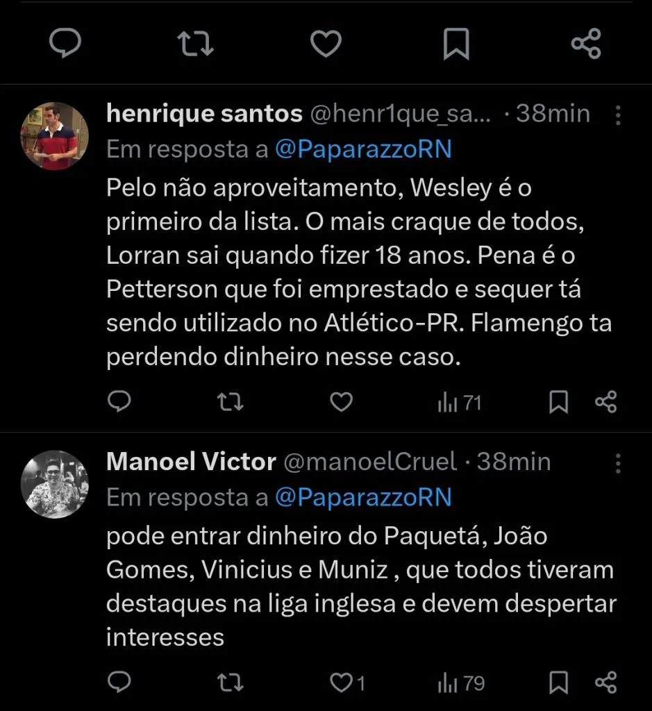 Repercussão via Twitter