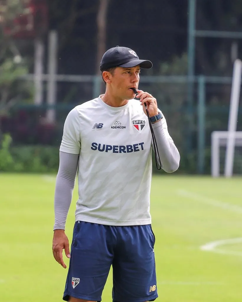 Presidente do São Paulo garante Thiago Carpini no comando | Foto: Divulgação/saopaulofc