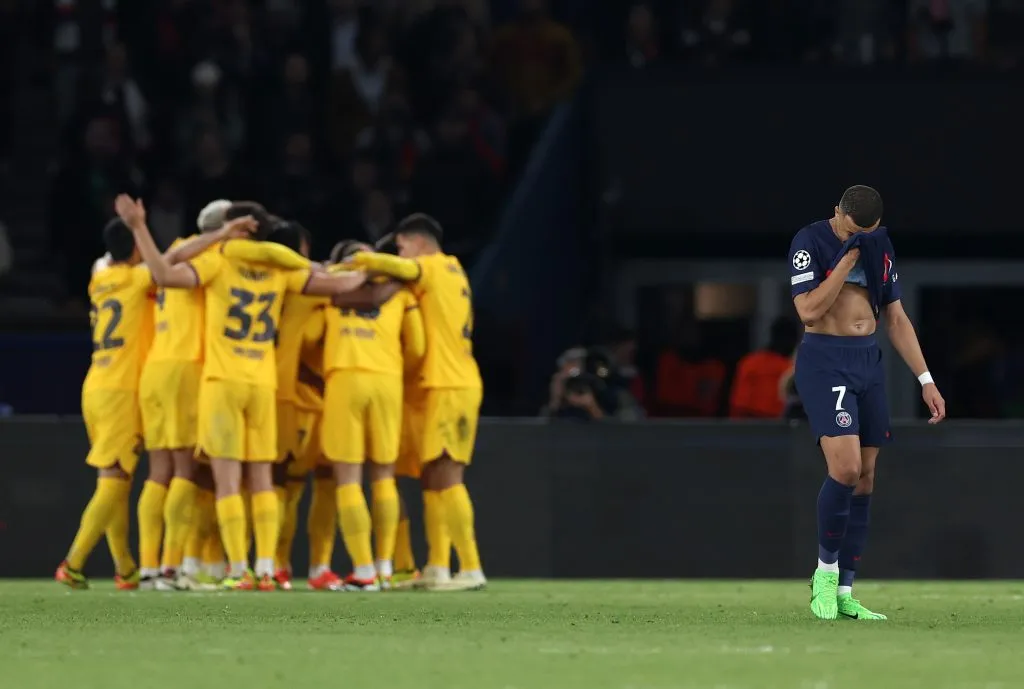 PSG 2-3 Barcelona. (Photo by Alex Pantling/Getty Images)