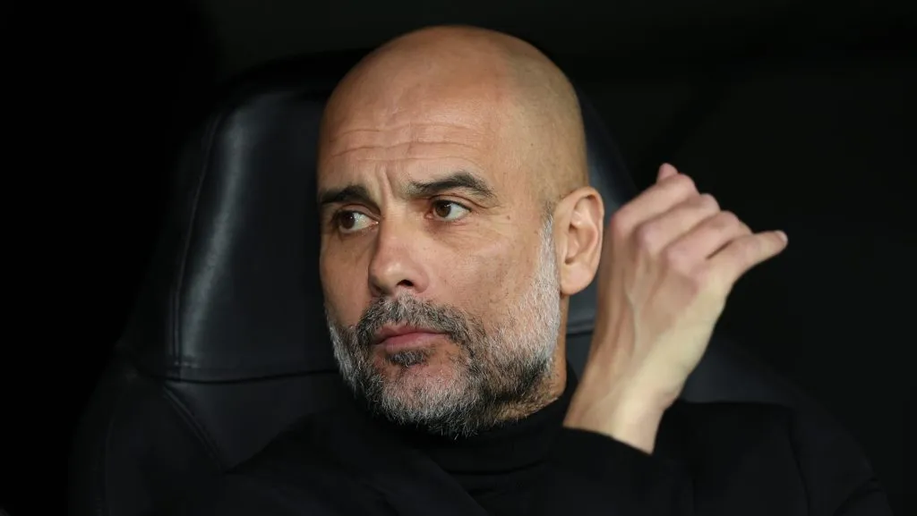 Pep Guardiola se cansa e quer a saída de 4 jogadores do Manchester City, diz portal. (Photo by Clive Brunskill/Getty Images)