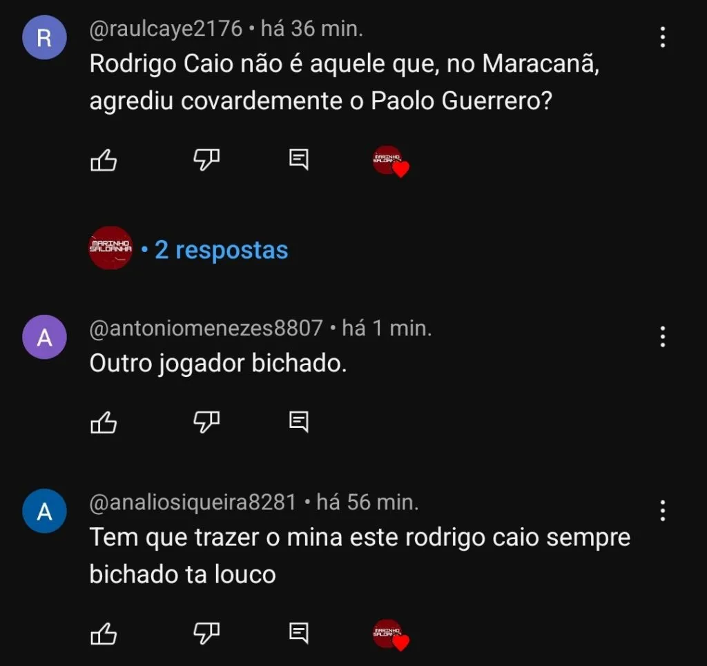 Repercussão via YouTube