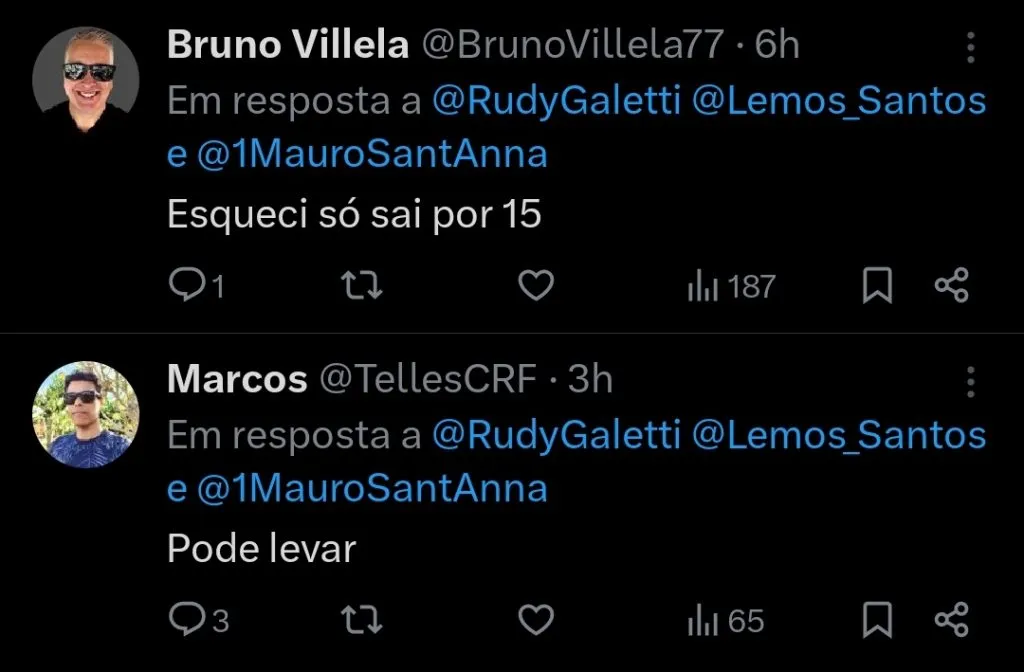 Repercussão via Twitter