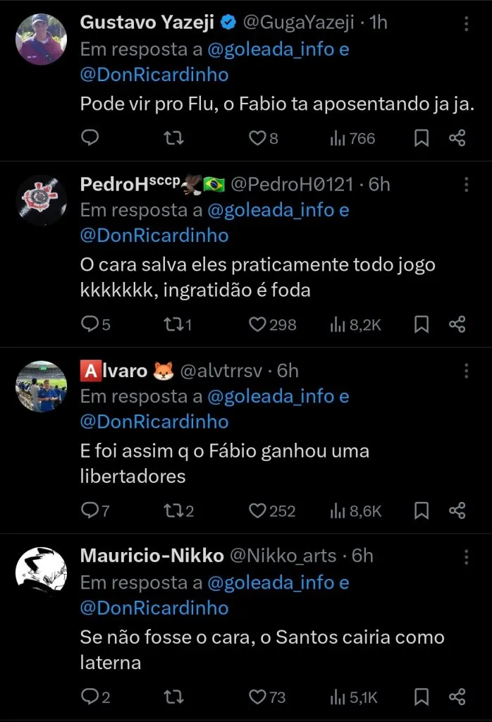 Repercussão via Twitter