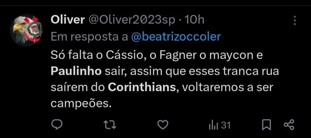 Repercussão via Twitter