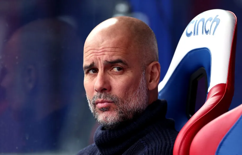 Pep Guardiola, Manager of Manchester City(Photo by Richard Pelham/Getty Images)