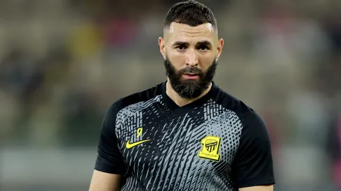 Karim Benzema of Al-Ittihad . (Photo by Yasser Bakhsh/Getty Images)