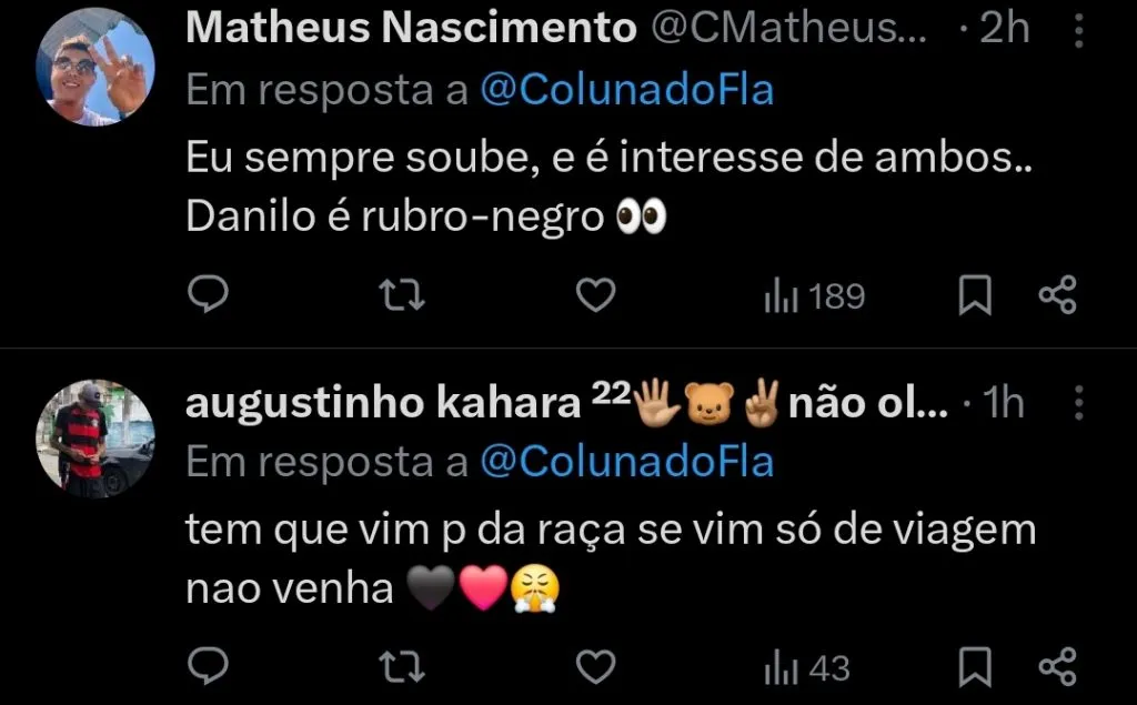 Repercussão via Twitter