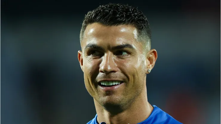 Cristiano Ronaldo of Al Nassr.(Photo by Yasser Bakhsh/Getty Images)