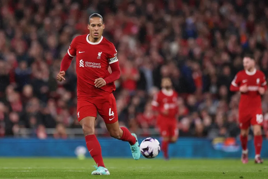 Virgil van Dijk of Liverpool . (Photo by Jan Kruger/Getty Images)